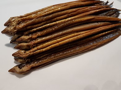 10 kilo vette en vers gerookte paling