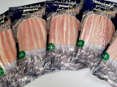 5 keer 500 gram palingfilet 2,5 kilo vacuüm 
